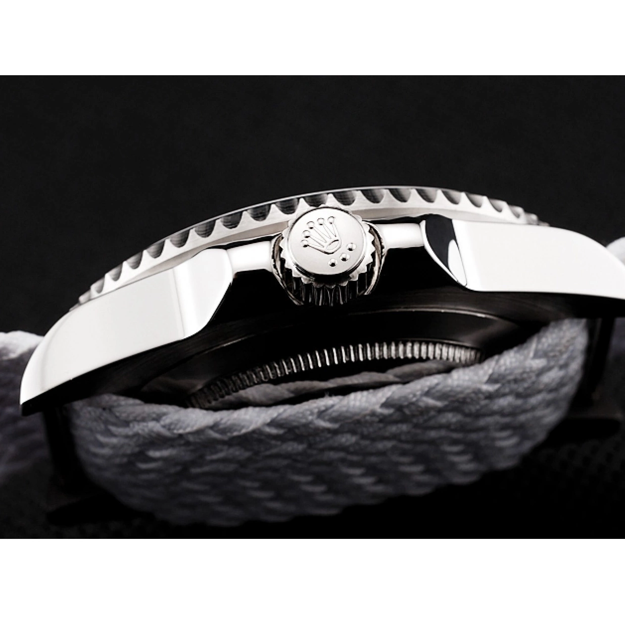 Rolex aaa copy White Bracelet White Rolex Submariner Fabric Dial Bamford 1453867 0729